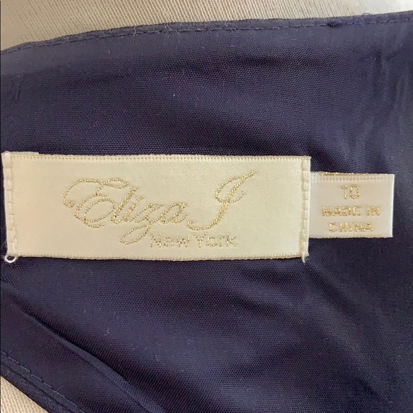 Eliza J Navy Cocktail Dress with Pockets - Picture 4 of 4